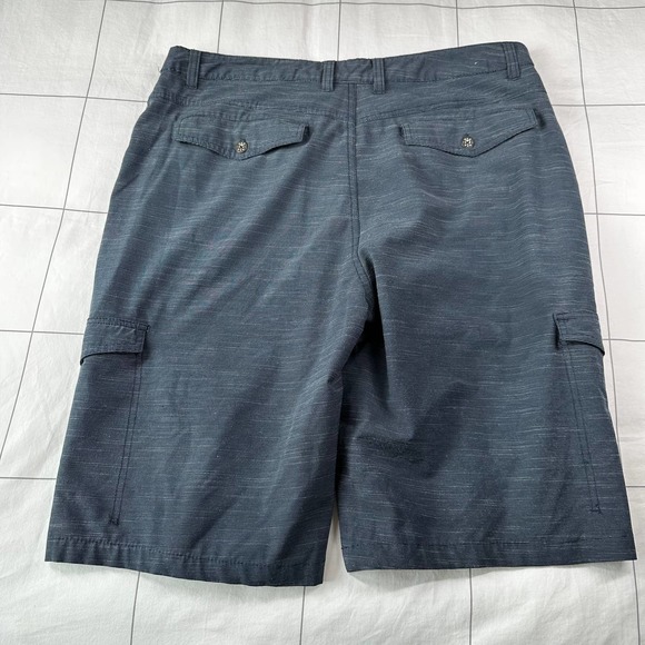 BKE Shorts Mens 34 Blue Hybrid Athletic Performance Board Casual Stretch Active - Picture 2 of 11